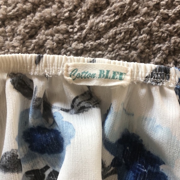 Off the shoulder floral print top - Picture 4 of 4